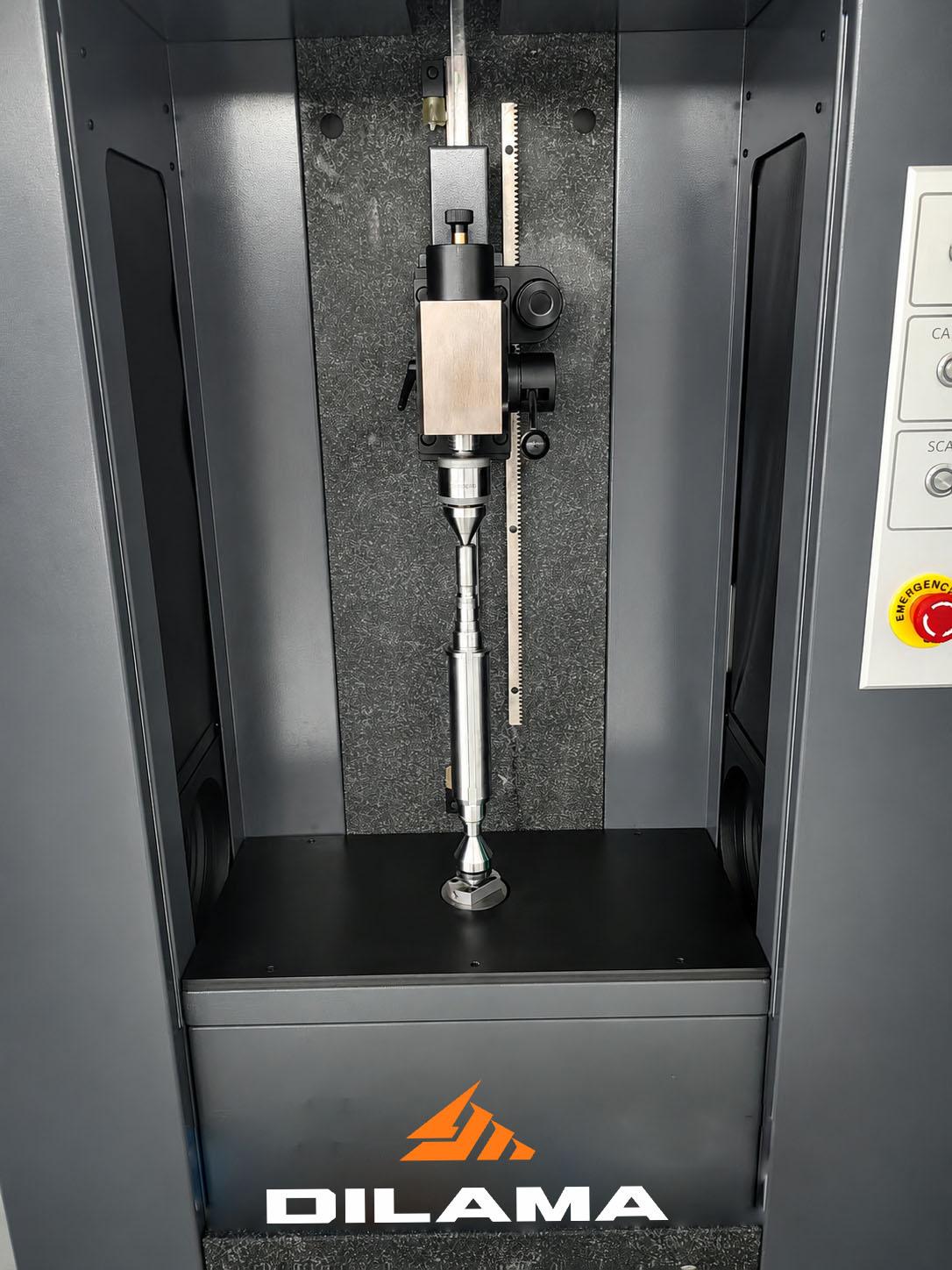 Non‑contact Keyway Solution: DSMY‑series optical shaft measuring machine uses white‑light probe for composite detection of keyway dimensions.